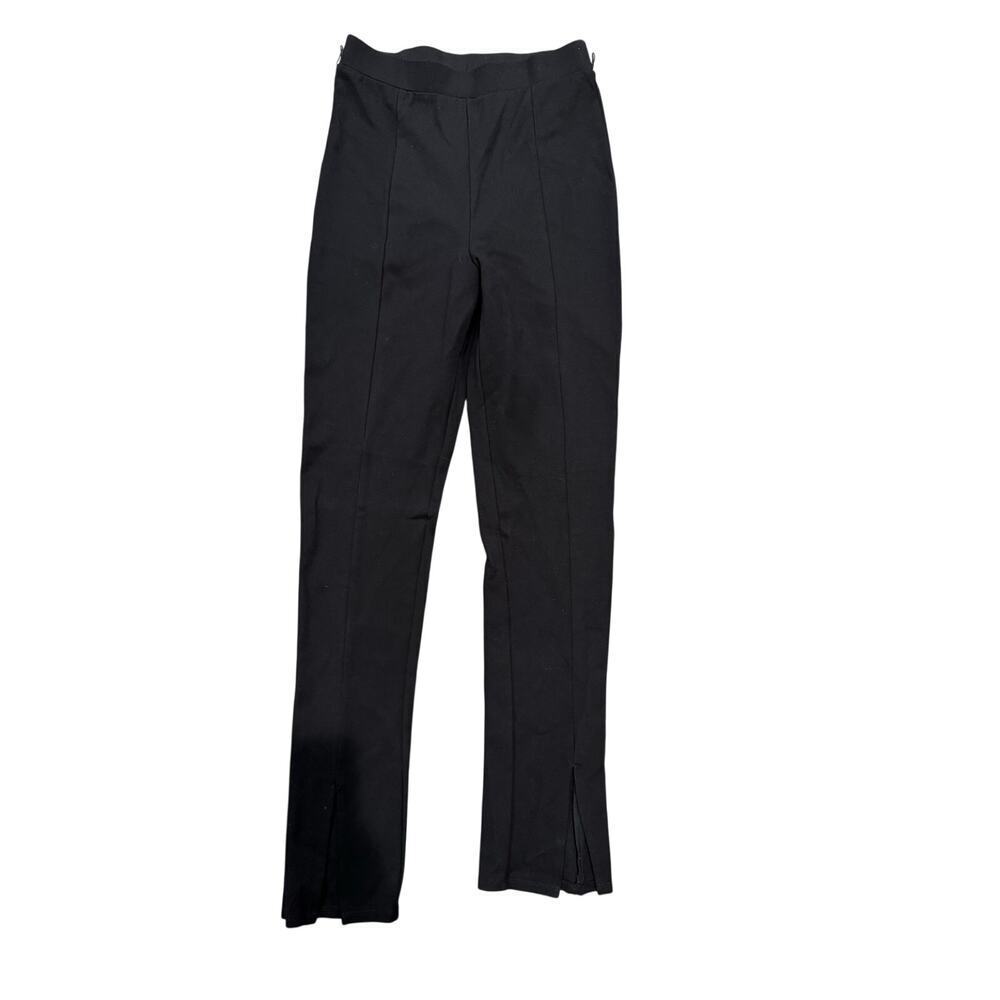 H:ours Revolve Allison Legging Women's Medium Black Ankle Skinny Split Seam NWOT